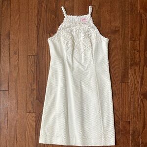 Lilly Pulitzer White Textured Dress